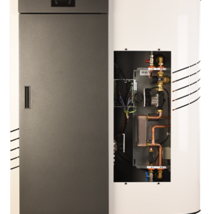 Kocioł pelletowy Etna Boiler z wbudowanym zasobnikiem na wodę